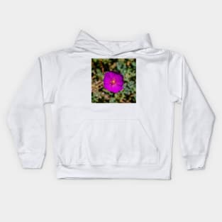 Purple and Square Kids Hoodie